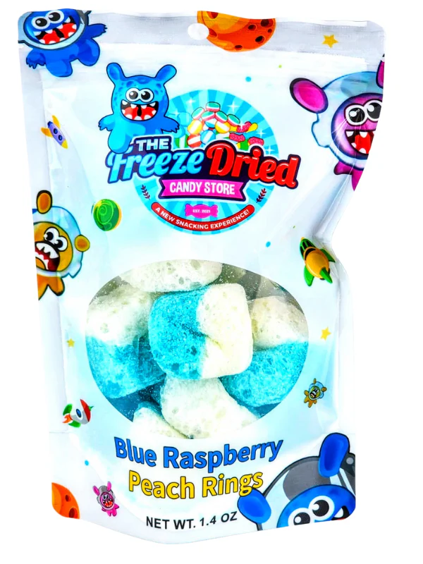 Blue Raspberry Peach Rings - Image 3