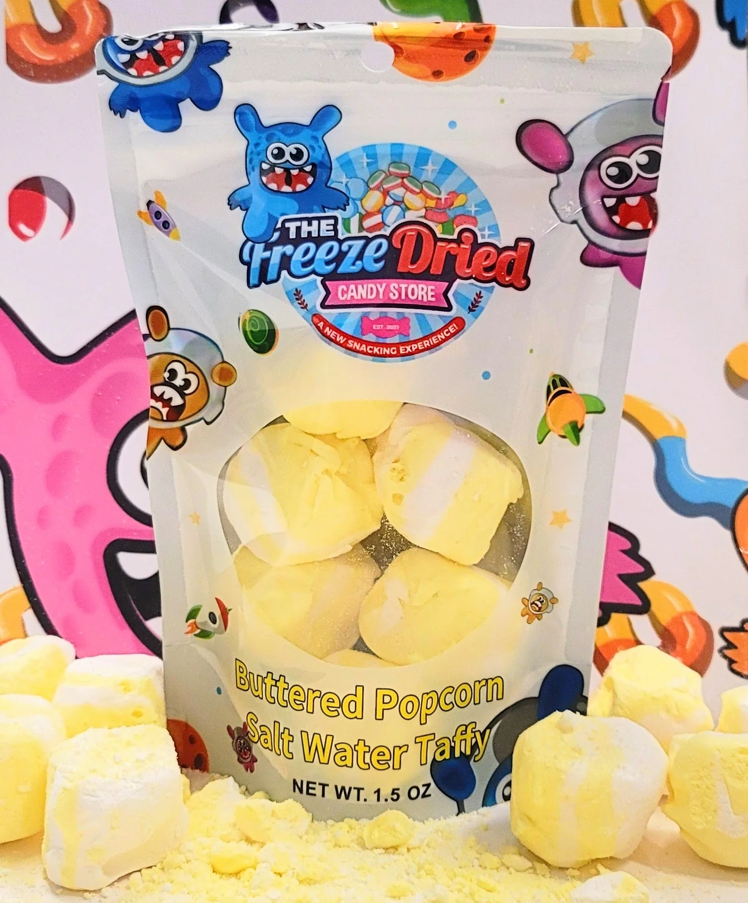 Buttered Popcorn Salt Water Taffy - Image 2