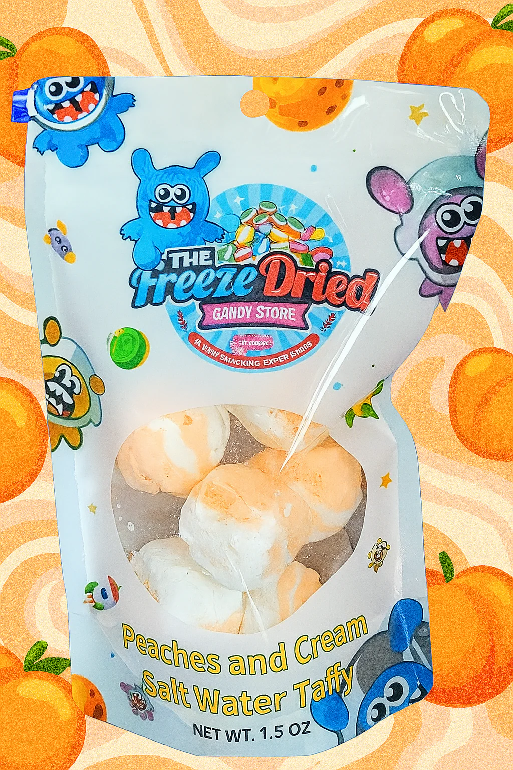 Peaches and Cream Salt Water Taffy