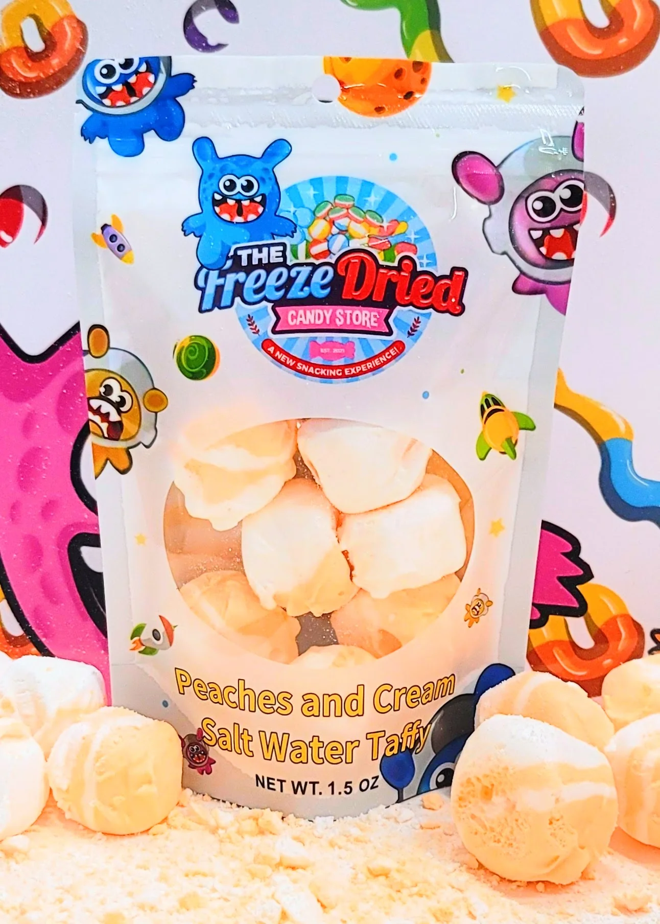 Peaches and Cream Salt Water Taffy - Image 2